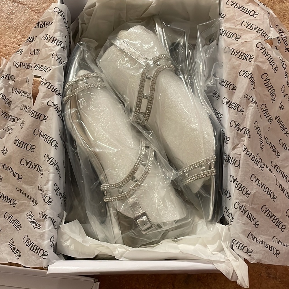 Caparros “Happy” Silver Shoes